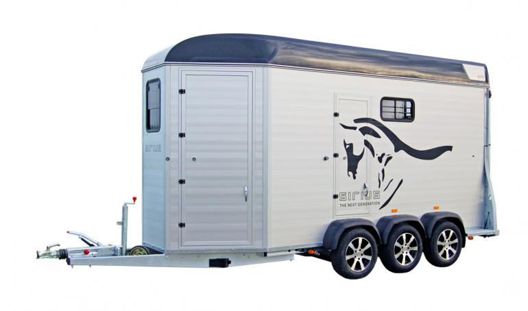 Sirius horsetrailer S90 Aluminium Carriage for transport of carriage and horses